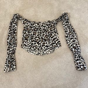 Cheetah print top